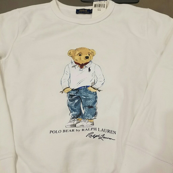 Ralph Lauren Polo bear crew neck sweatshirt - Picture 2 of 5